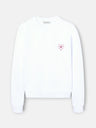 Sudadera woman corazon love blanca