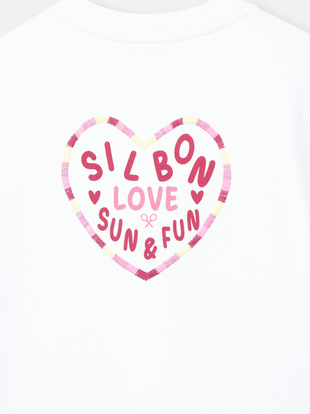 Sudadera woman corazon love blanca