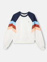 Sudadera woman tricolor azules