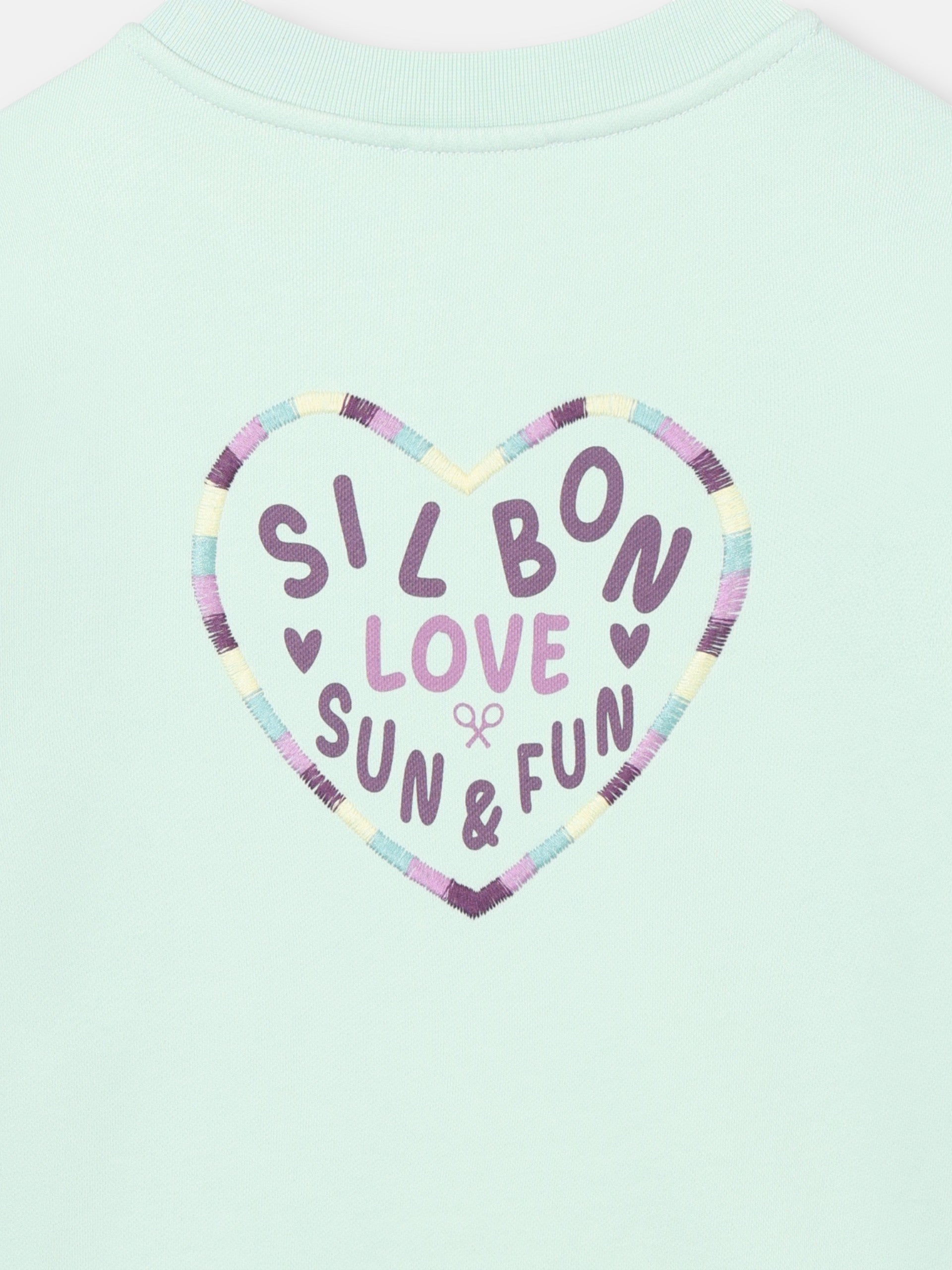 Sudadera woman corazon love verde