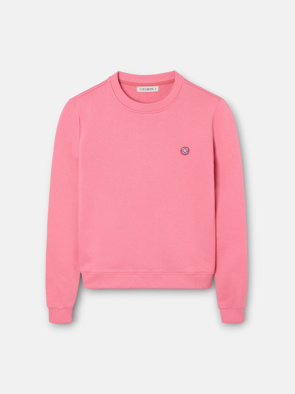 Sweatshirt woman have a silbon day rosa