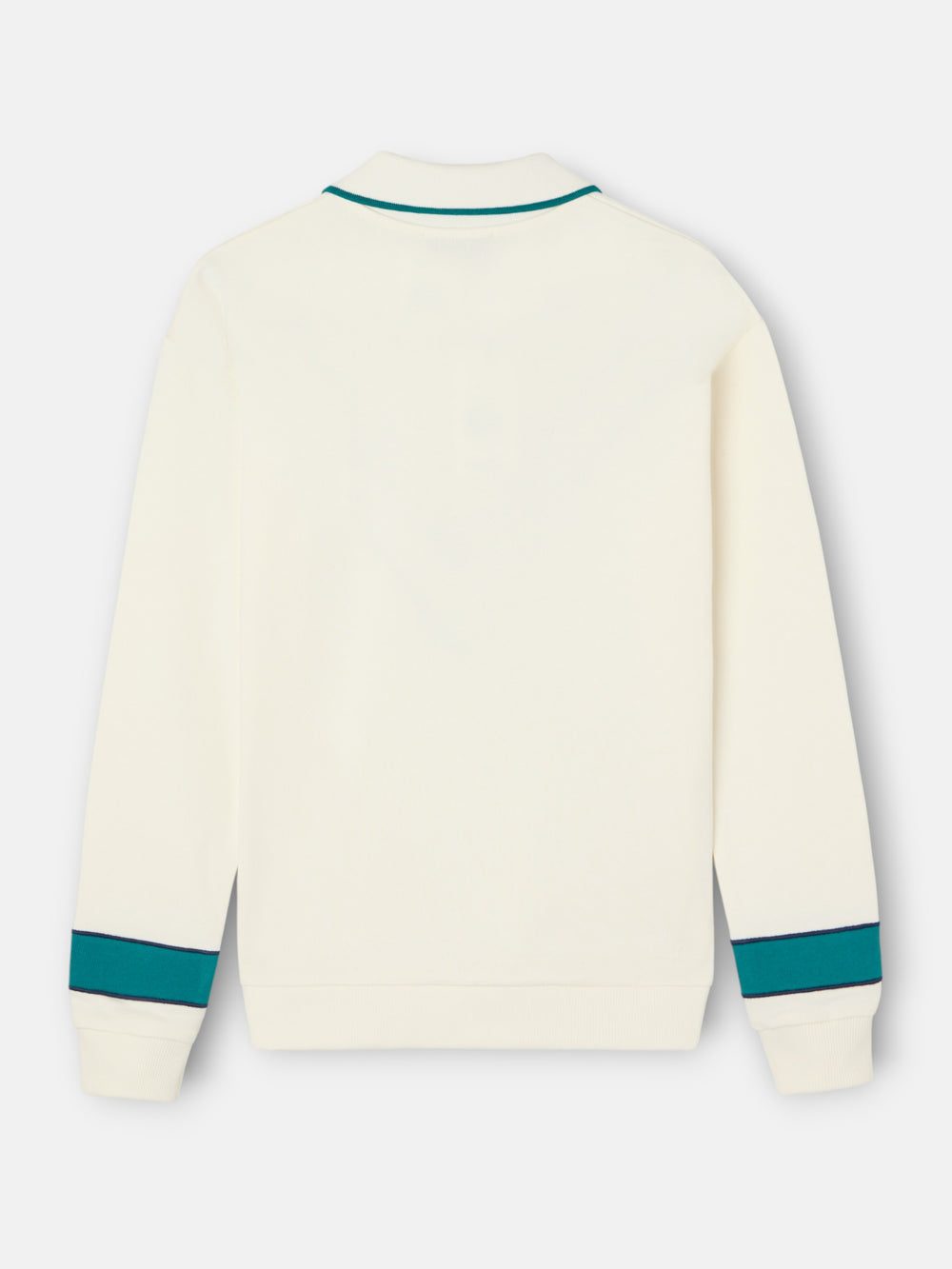 Sweatshirt retro verde e cru mulher