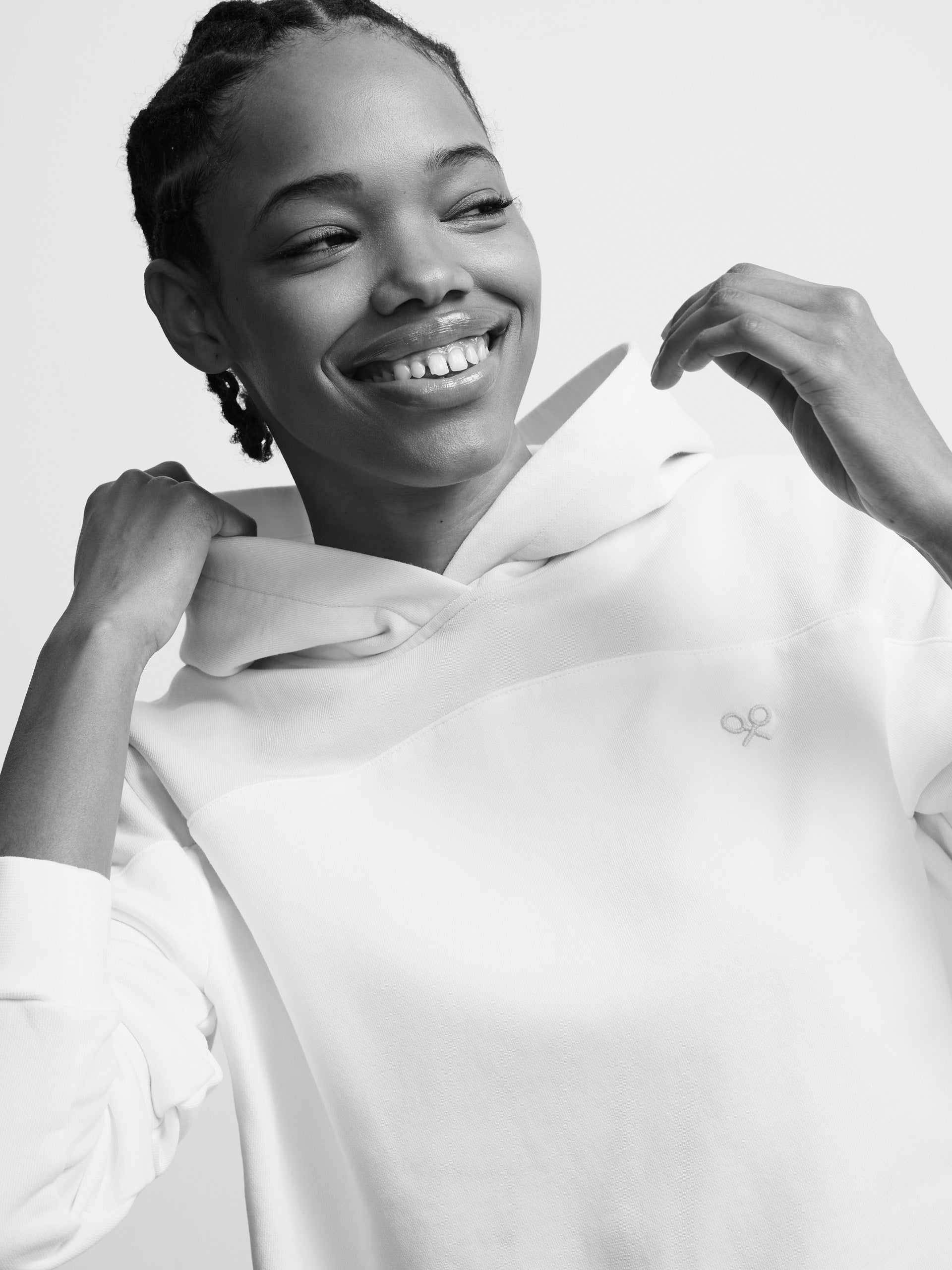 Sweatshirt mulher estrela bicolor cru