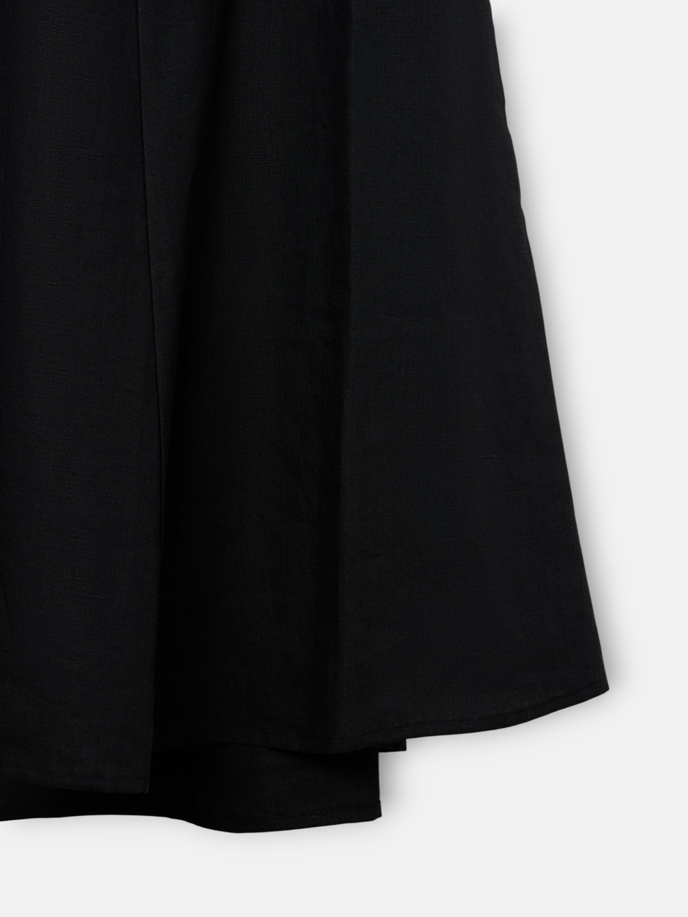 Vestido largo hebilla lino marino