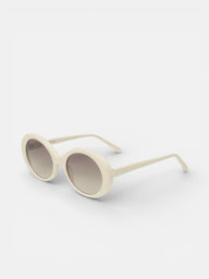 MOXSILBON Cream Low Sunglasses