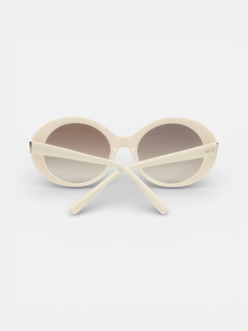 MOXSILBON Cream Low Sunglasses