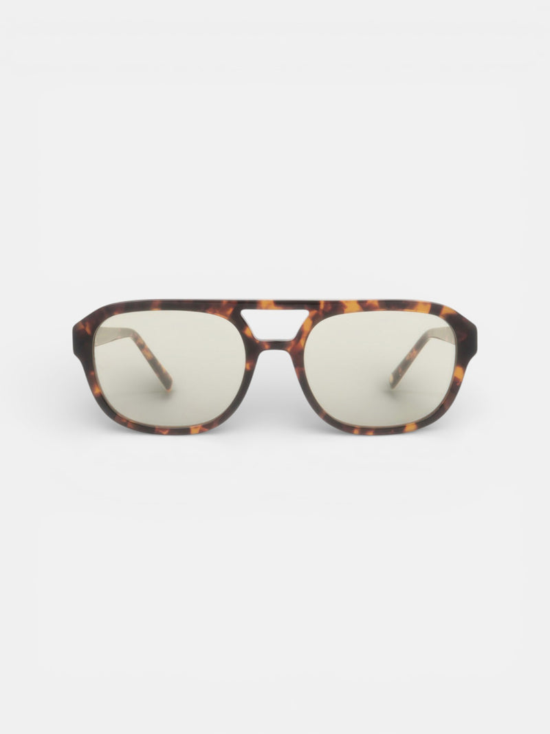 MOXSILBON Unique aviator tortoiseshell sunglasses