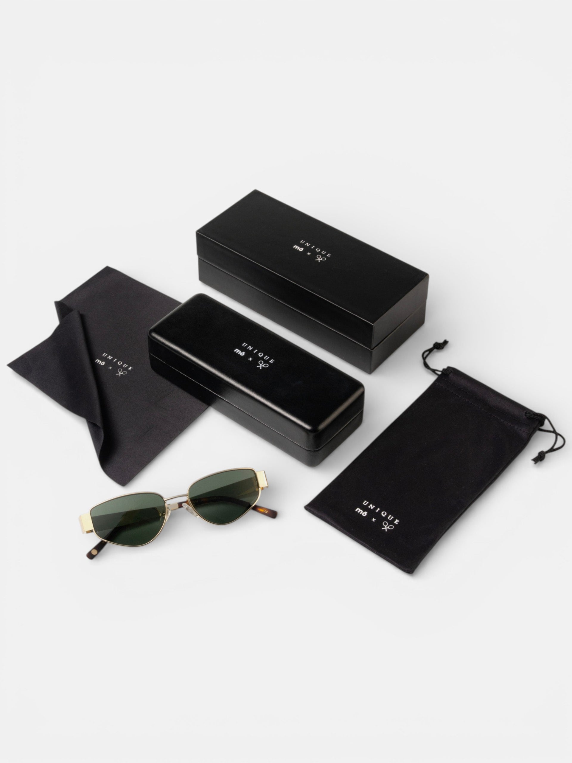 Gafa de sol MOXSILBON Unique metal dorada