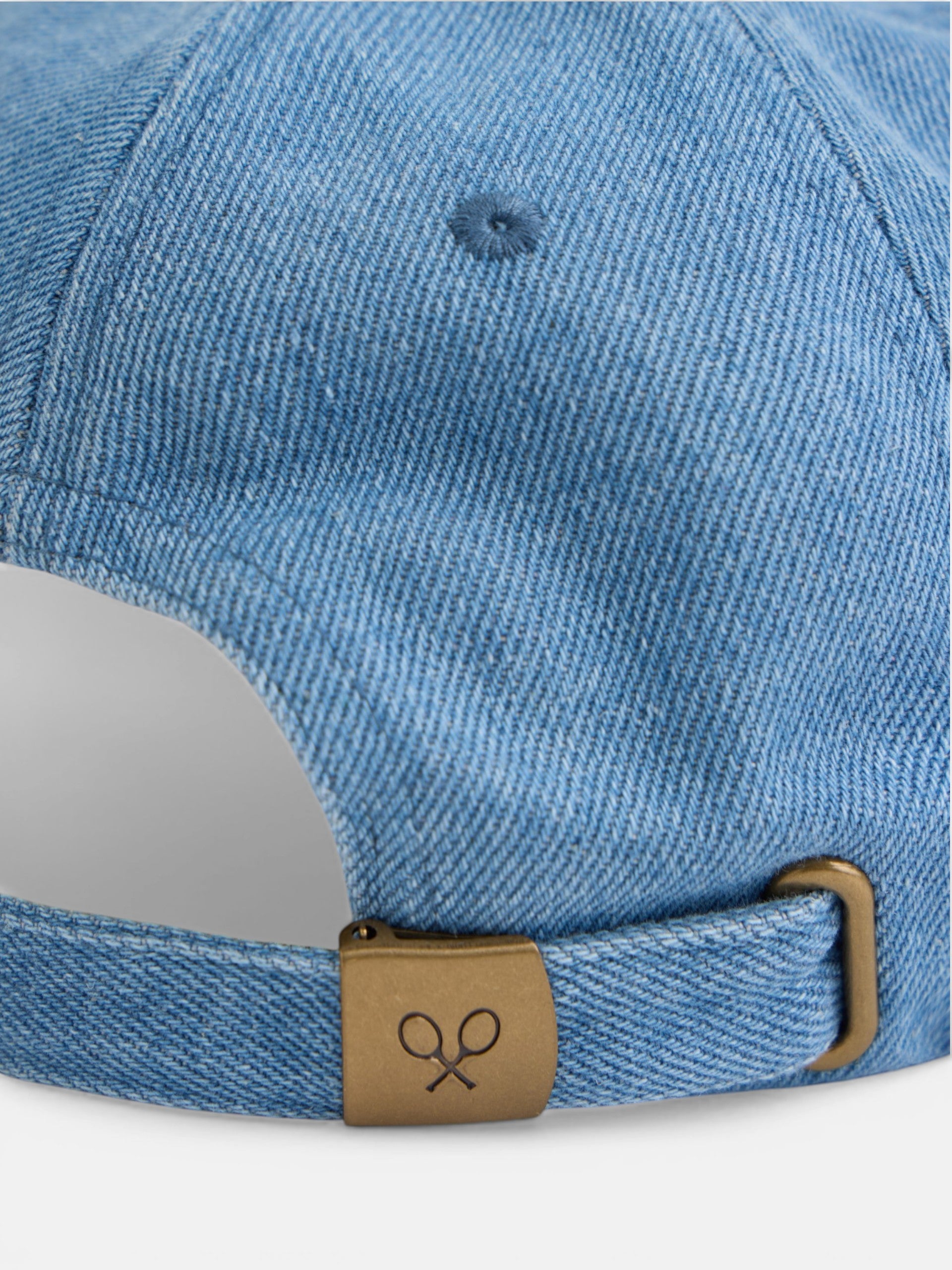Gorra motivo etnico denim