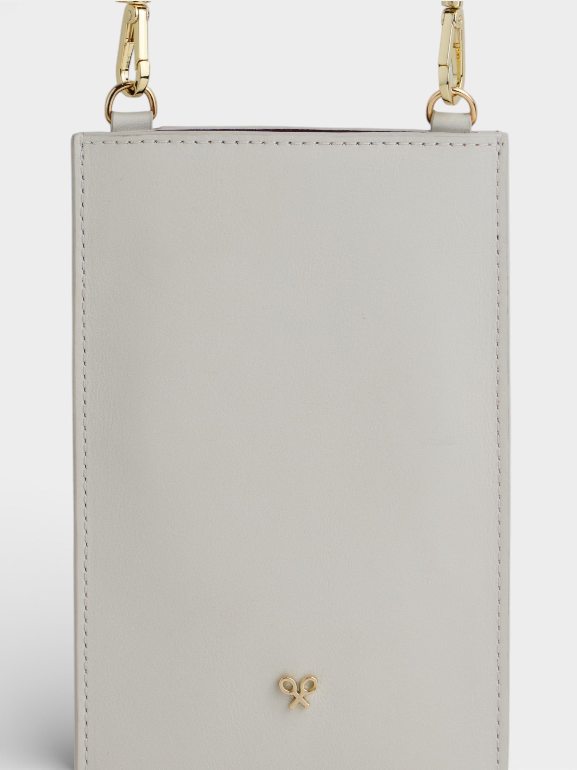 Portamovil piel crudo y burdeos