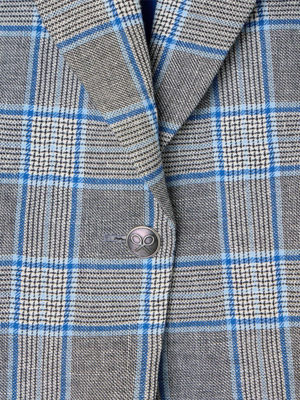 Classic American navy plaid