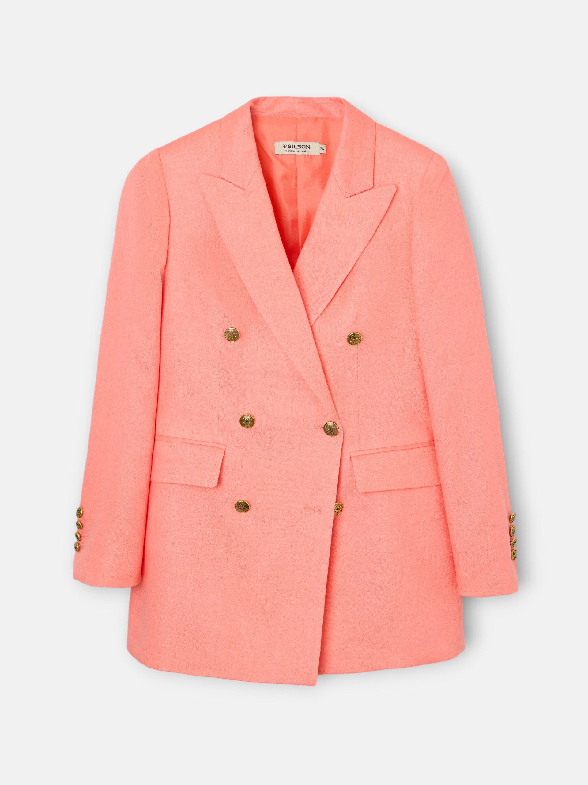 Americana clasica cruzada coral