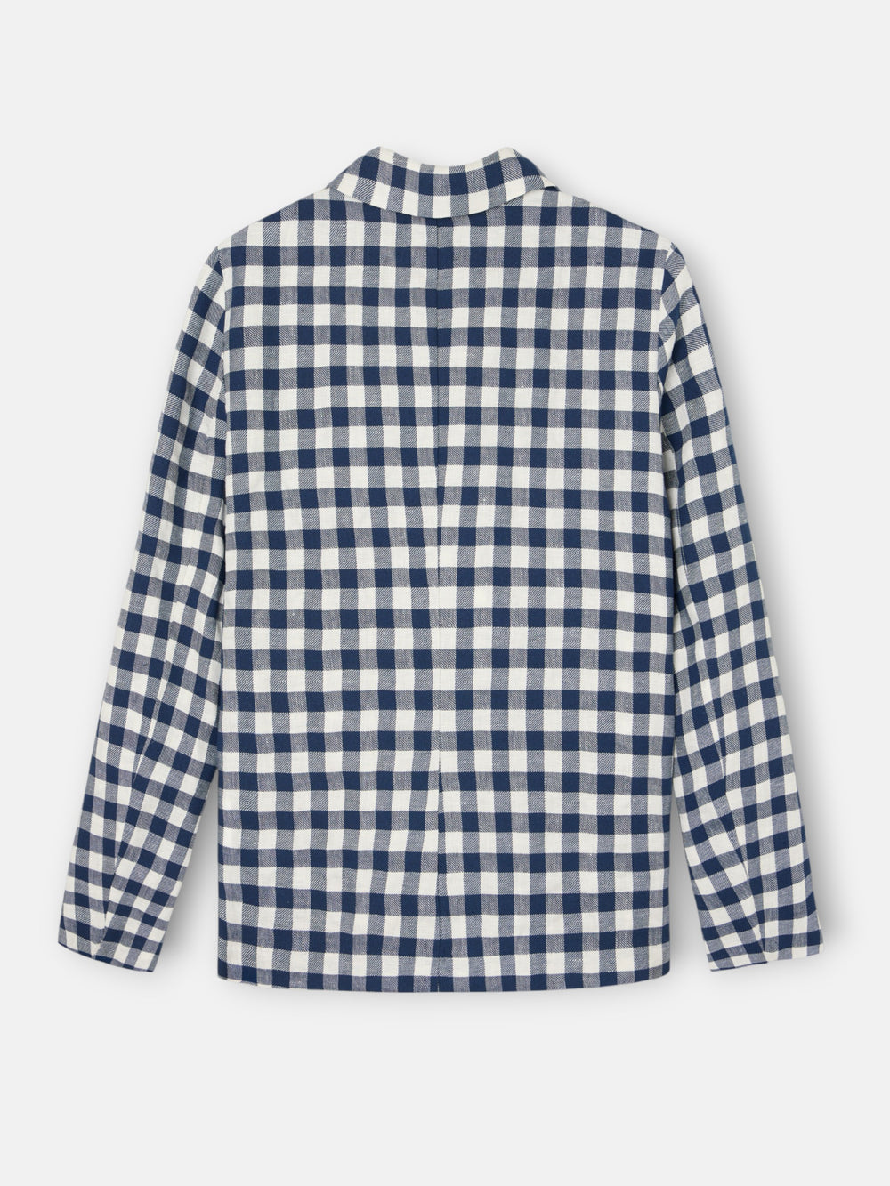 Americana cruzada vichy marino