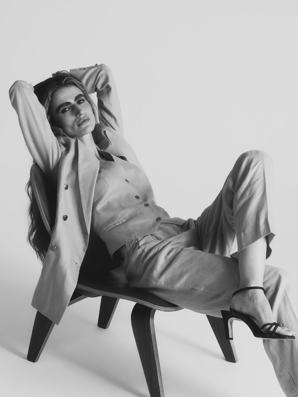 Chaleco clasico coral