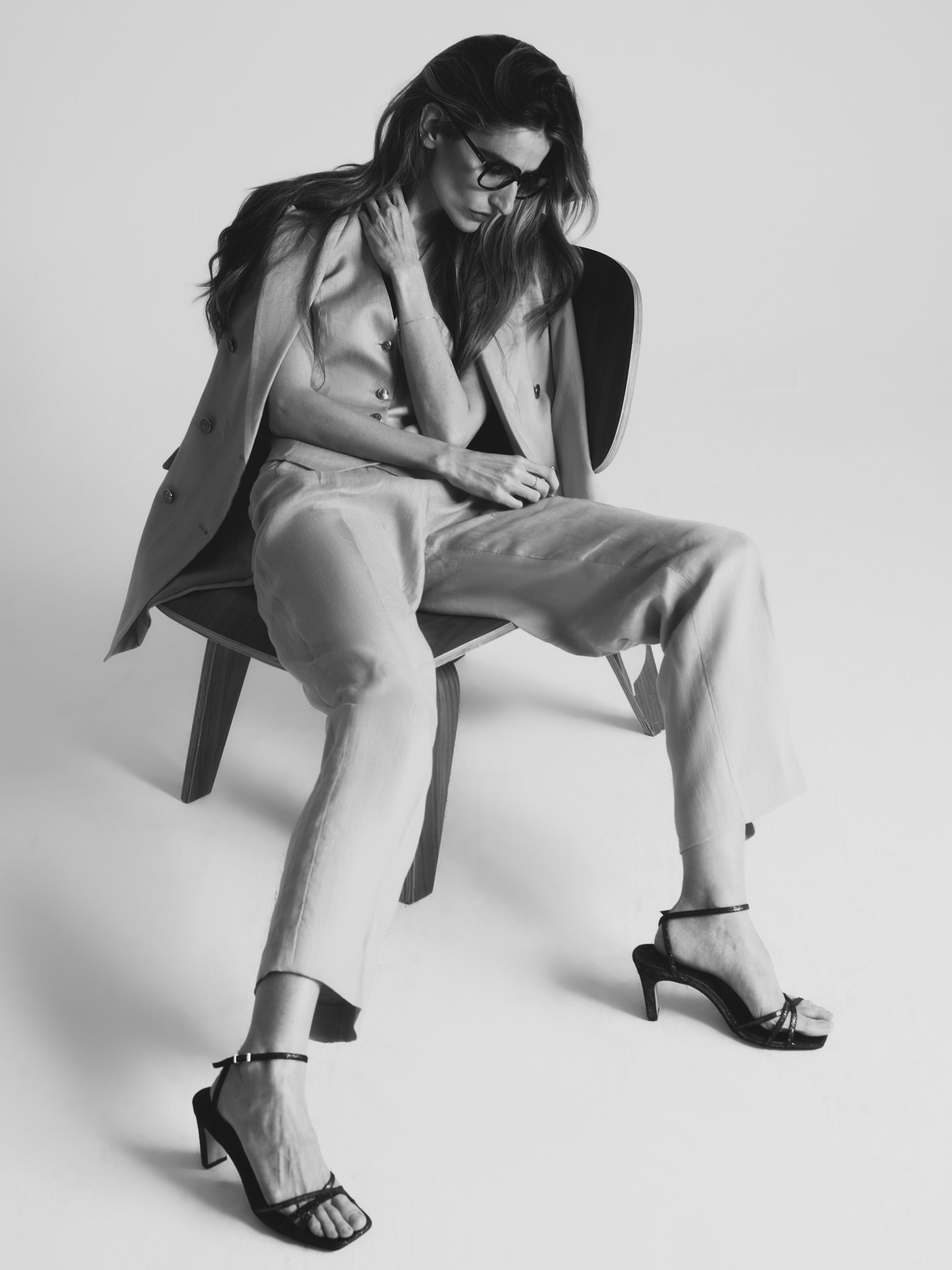 Pantalon droit corail