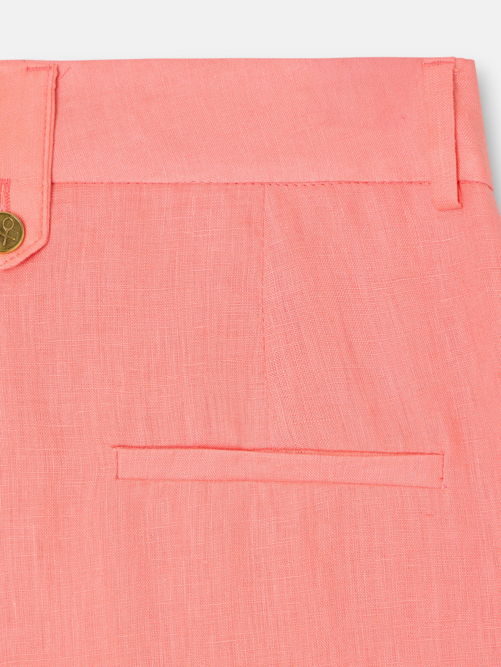 Coral straight-leg trousers