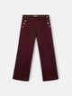 Pantalon marin bordeaux