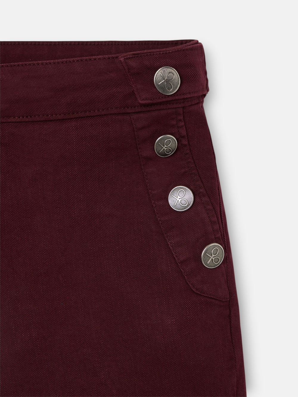 Burgundy sailor pants