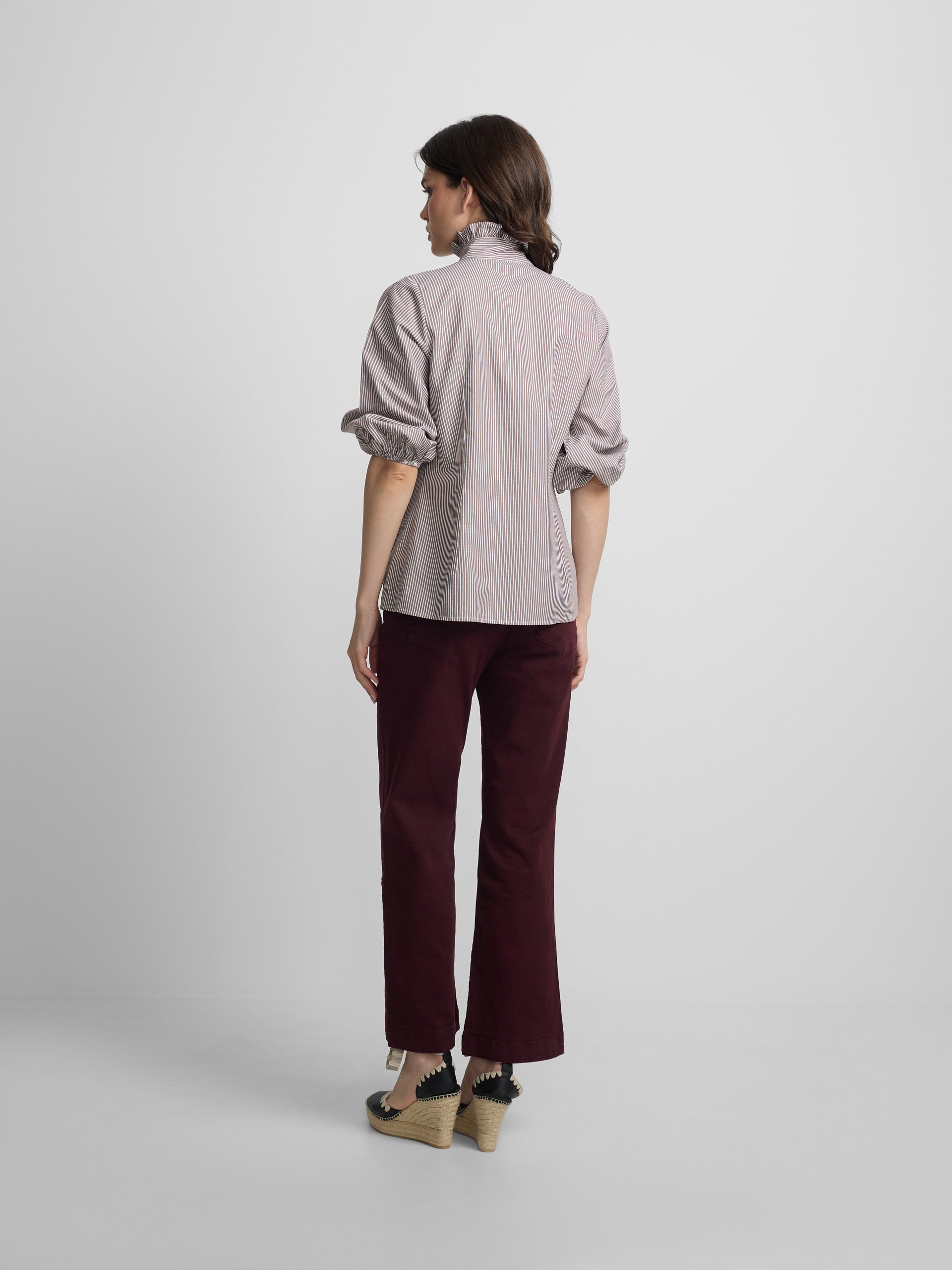 Pantalon marinero burdeos