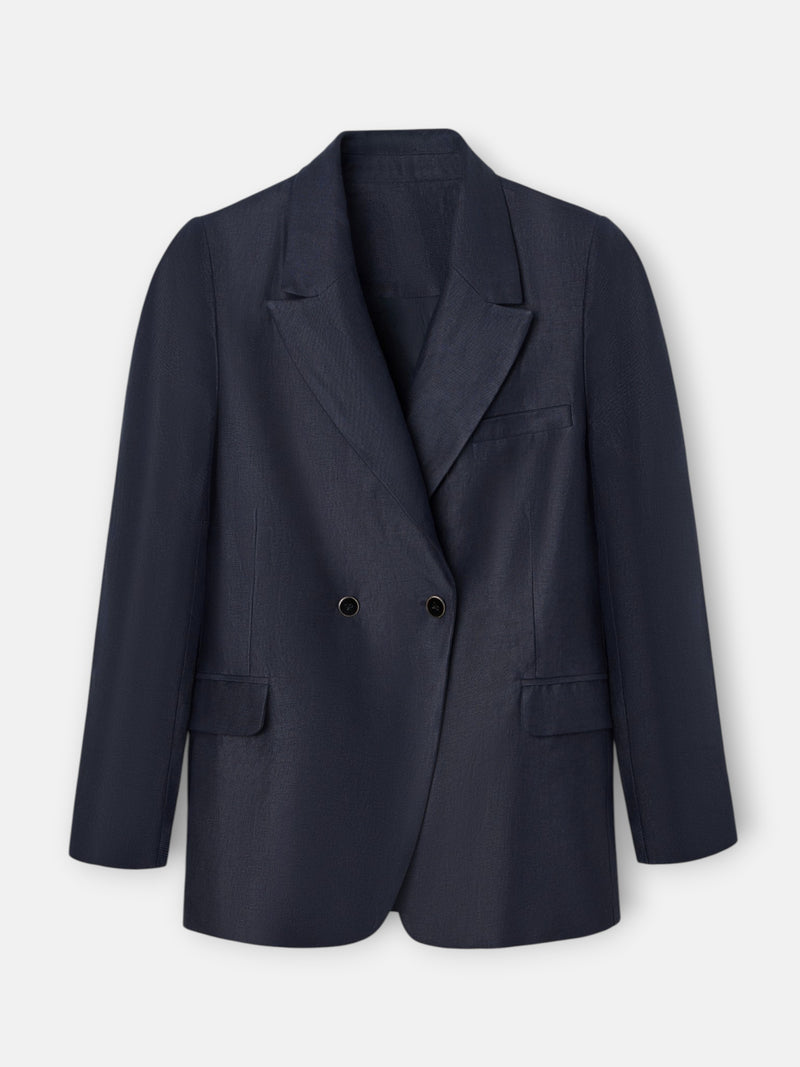 Unique navy blue blazer