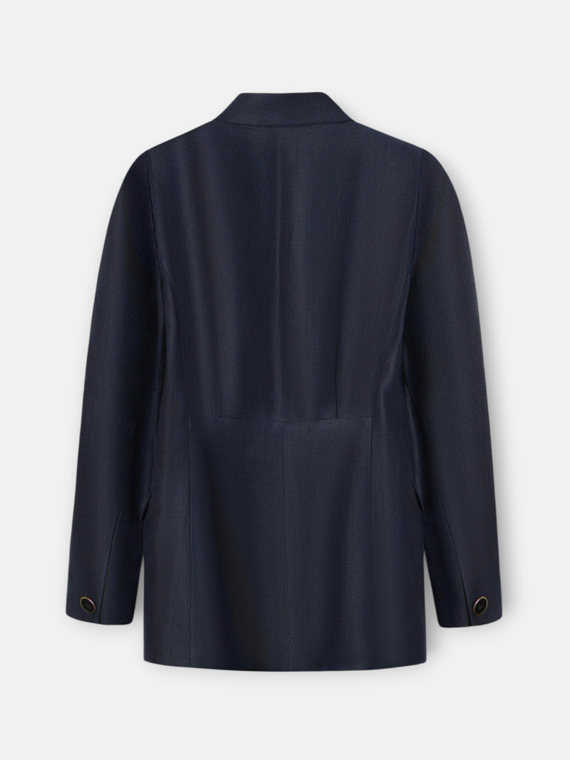Unique navy blue blazer