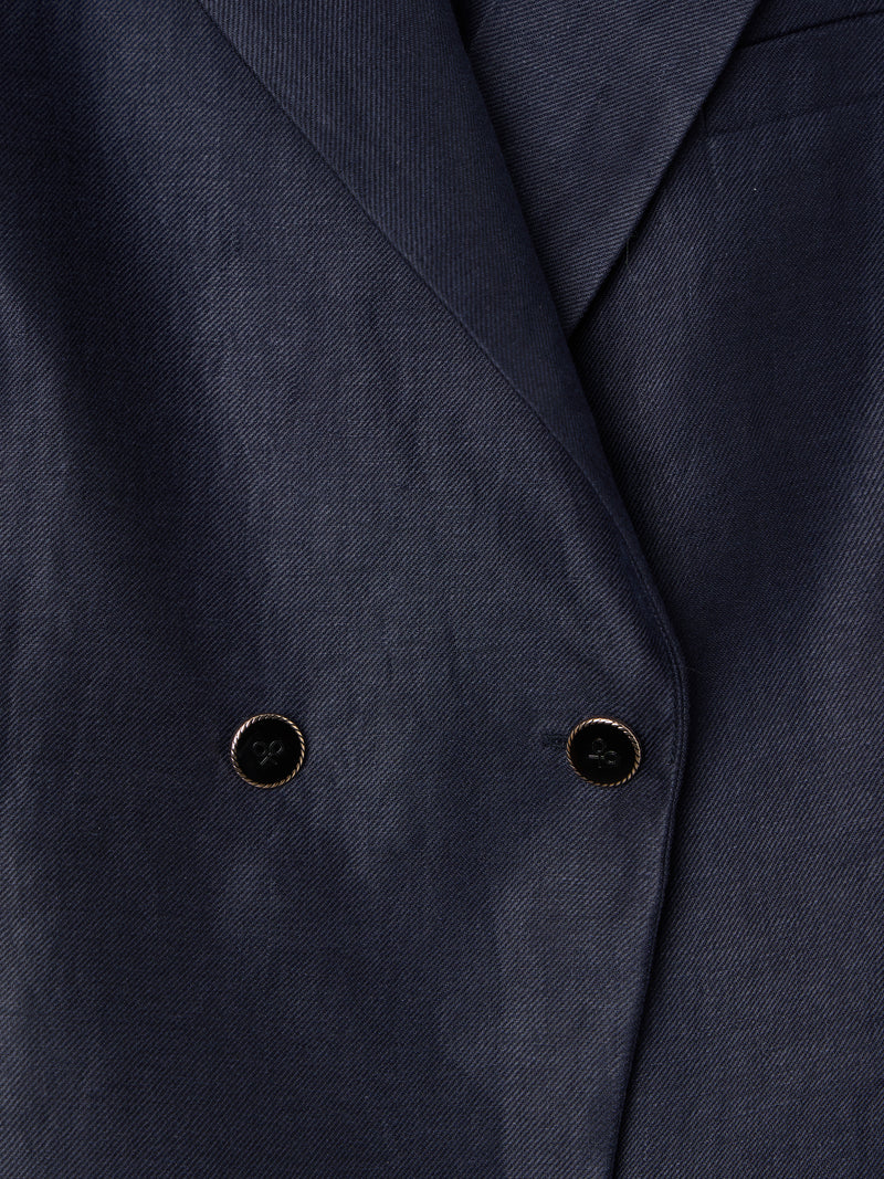 Unique navy blue blazer