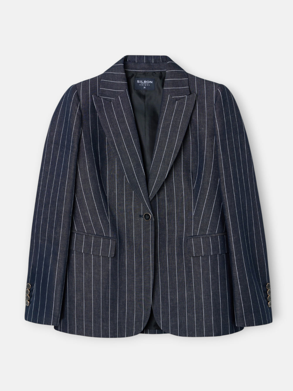 rayures grises uniques blazer