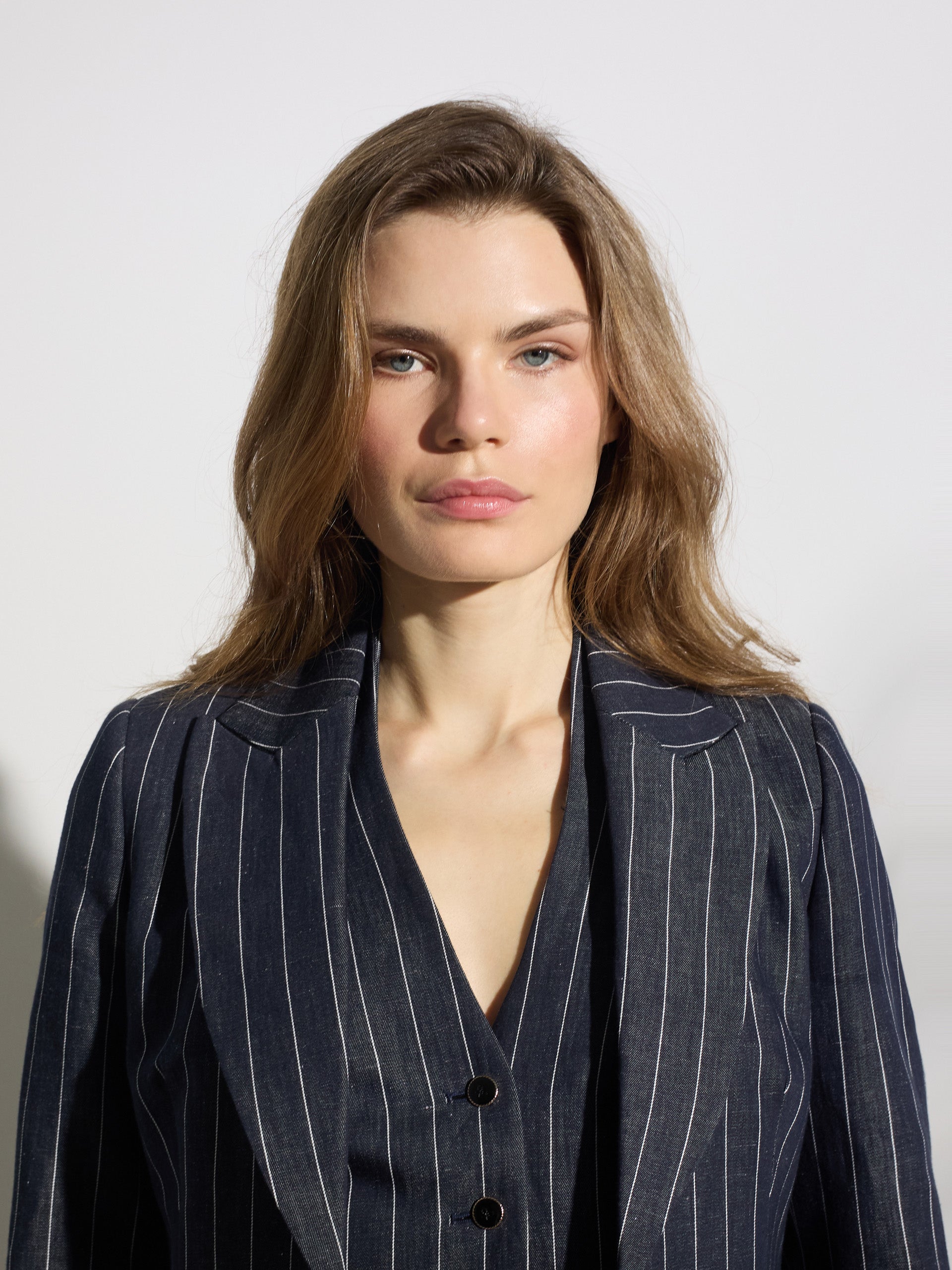 rayures grises uniques blazer