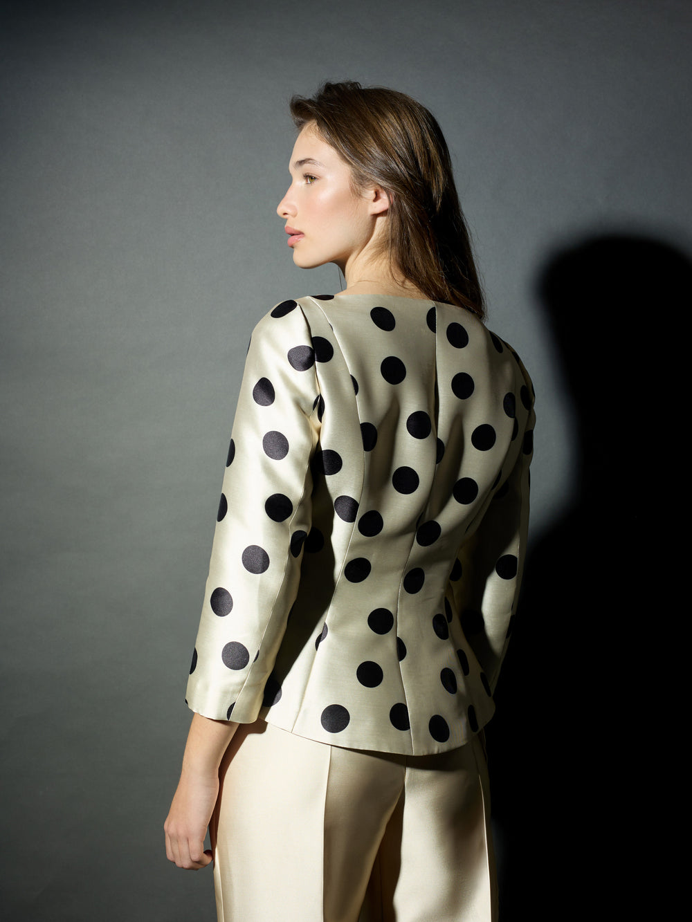 Chaqueta CaprilexSilbon mikado lunar negro