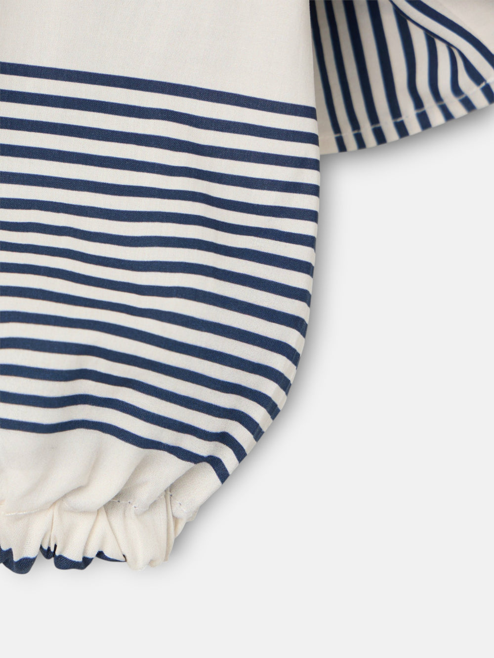 Blouse imprimée bleue unique