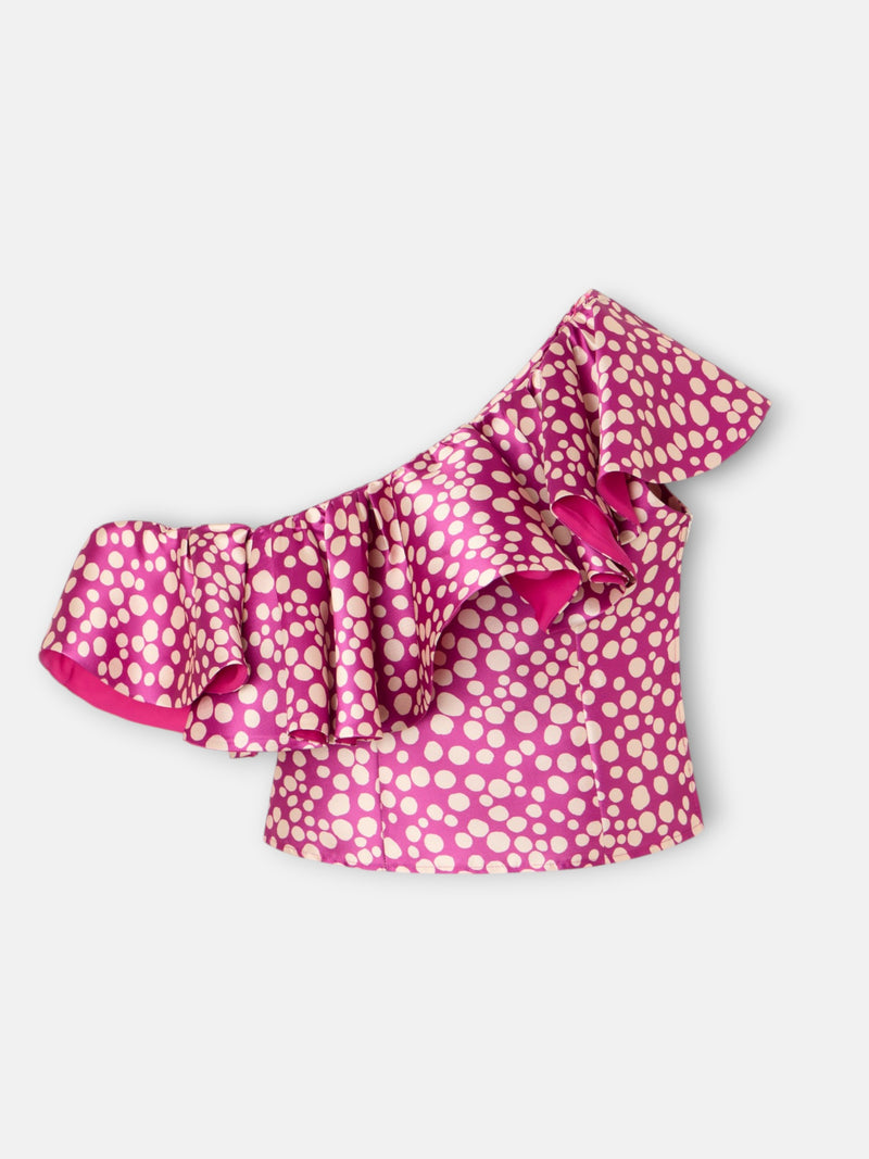 Coleção Top Event estampado roxo