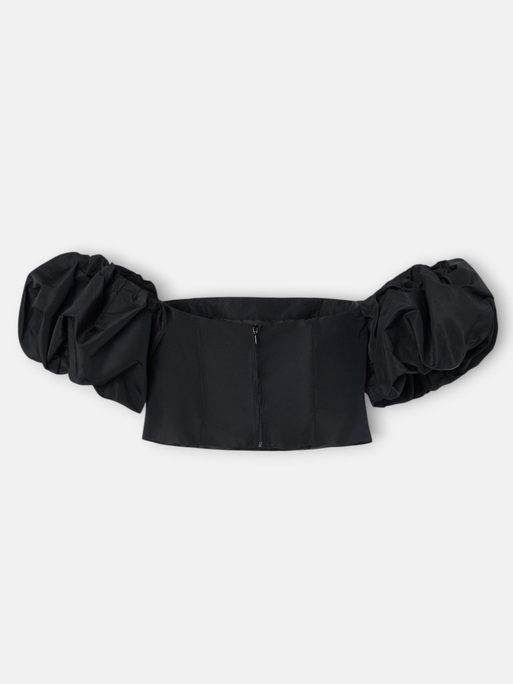 Top CaprilexSilbon tafeta negra