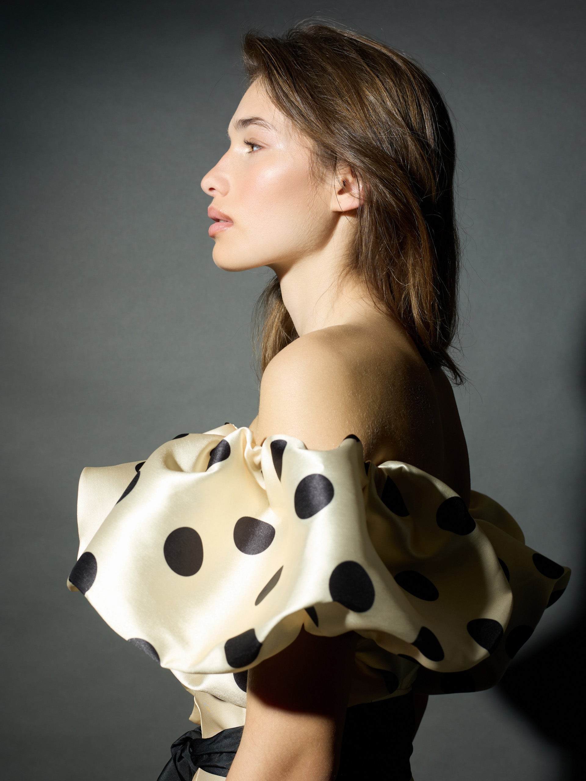 CaprilexSilbon mikado vanilla and black top