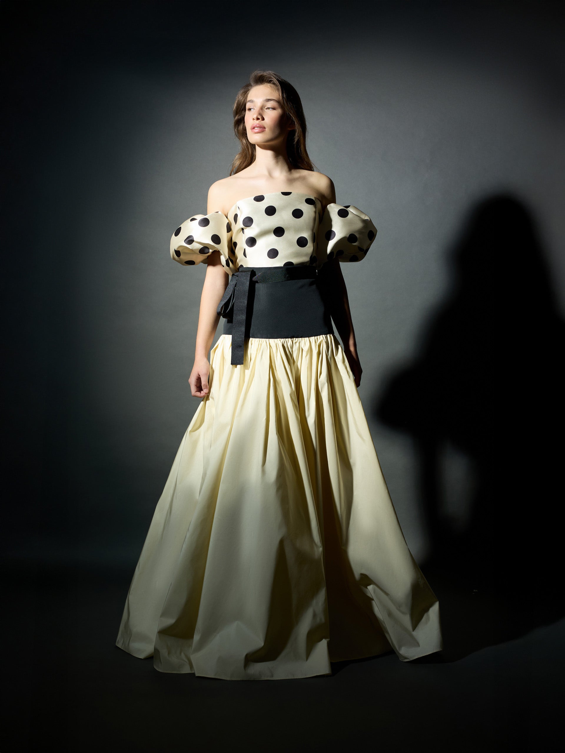 CaprilexSilbon mikado vanilla and black top