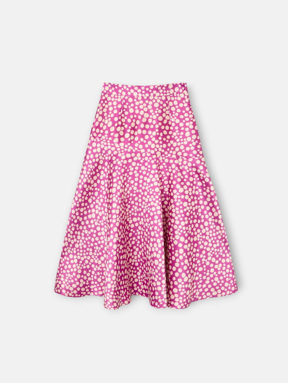 Purple Print Midi Skirt from Event Collection