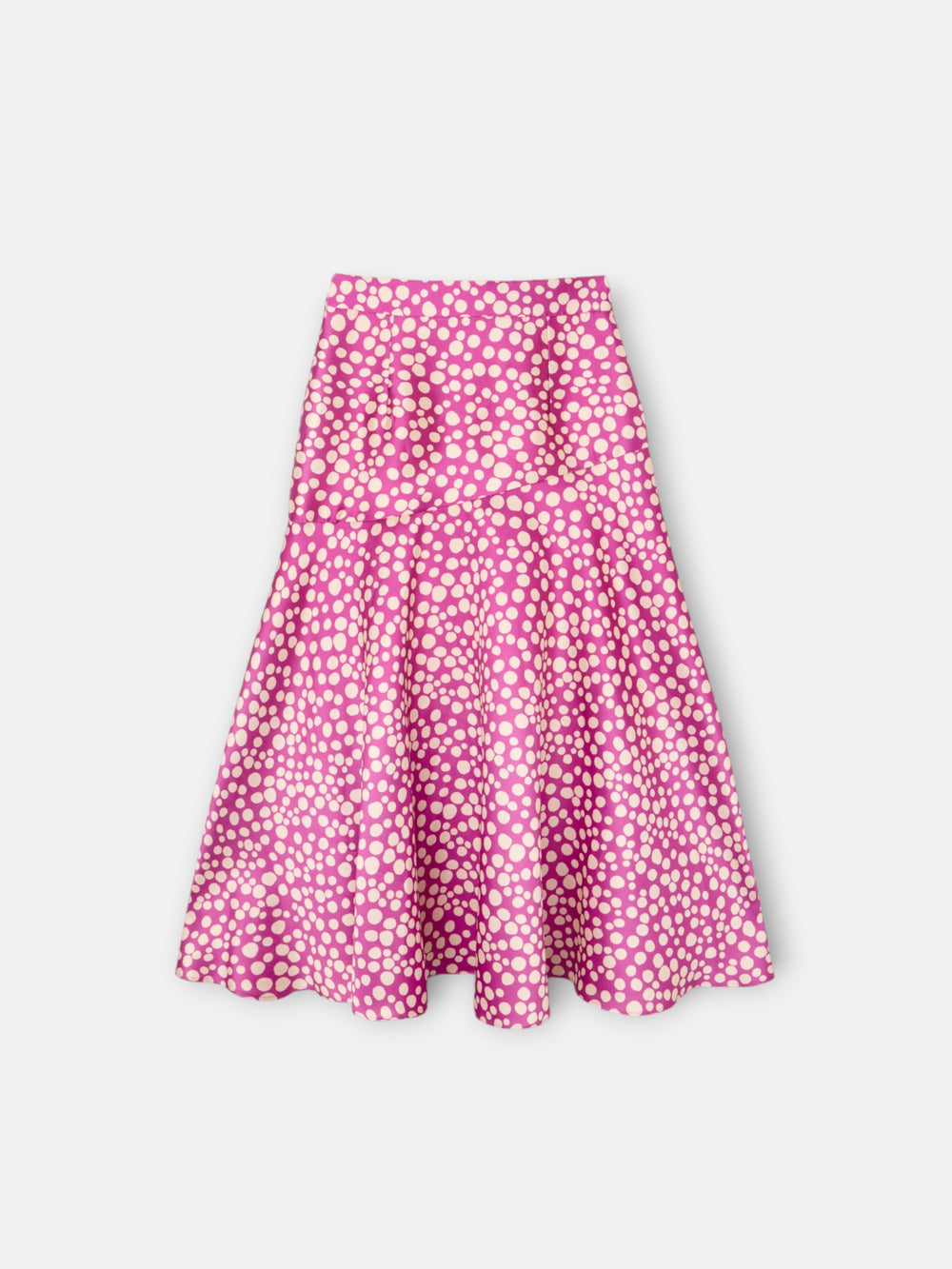 Purple Print Midi Skirt from Event Collection