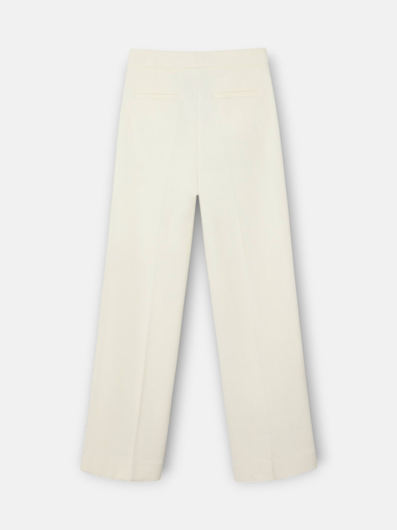 Unique palazzo trousers in raw color