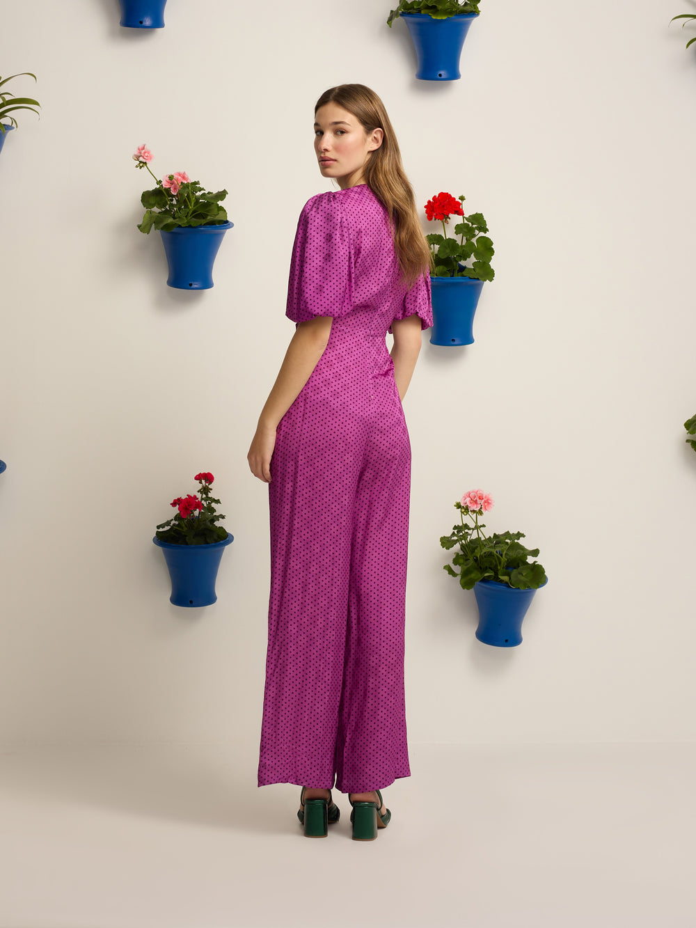 Mono event collection polka dot knot purple