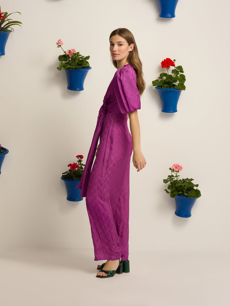 Mono event collection nudo lunares morado