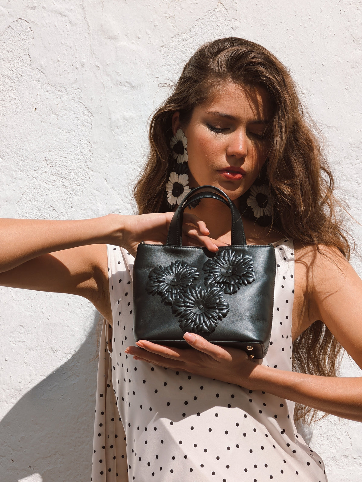 Bolso velada napa asas negro