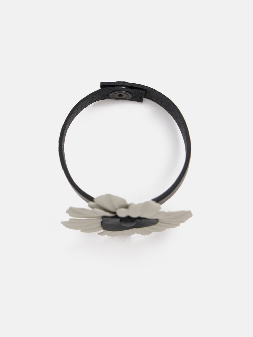 Brazalete velada flor napa bicolor