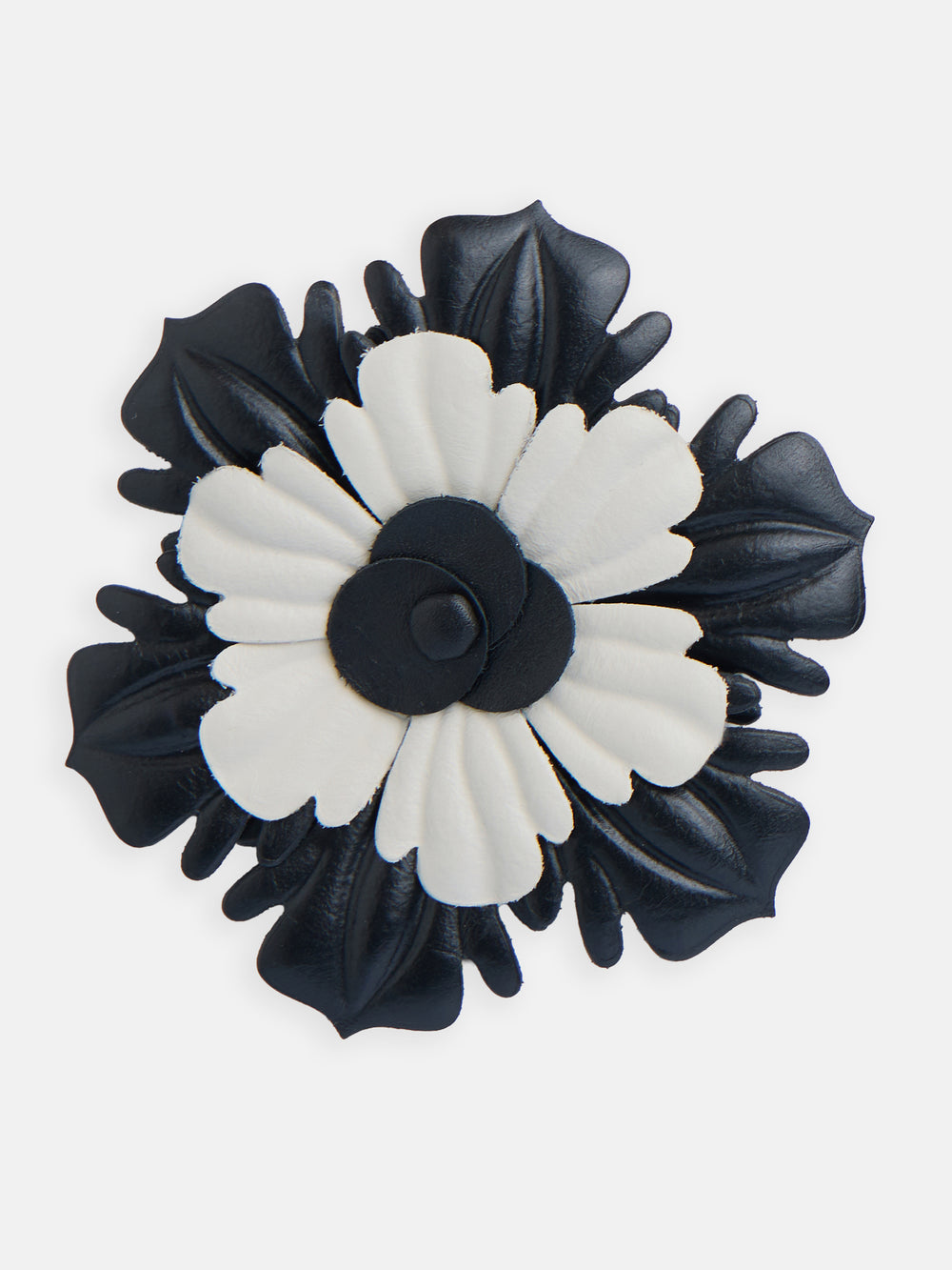 Pendientes velada flor napa bicolor