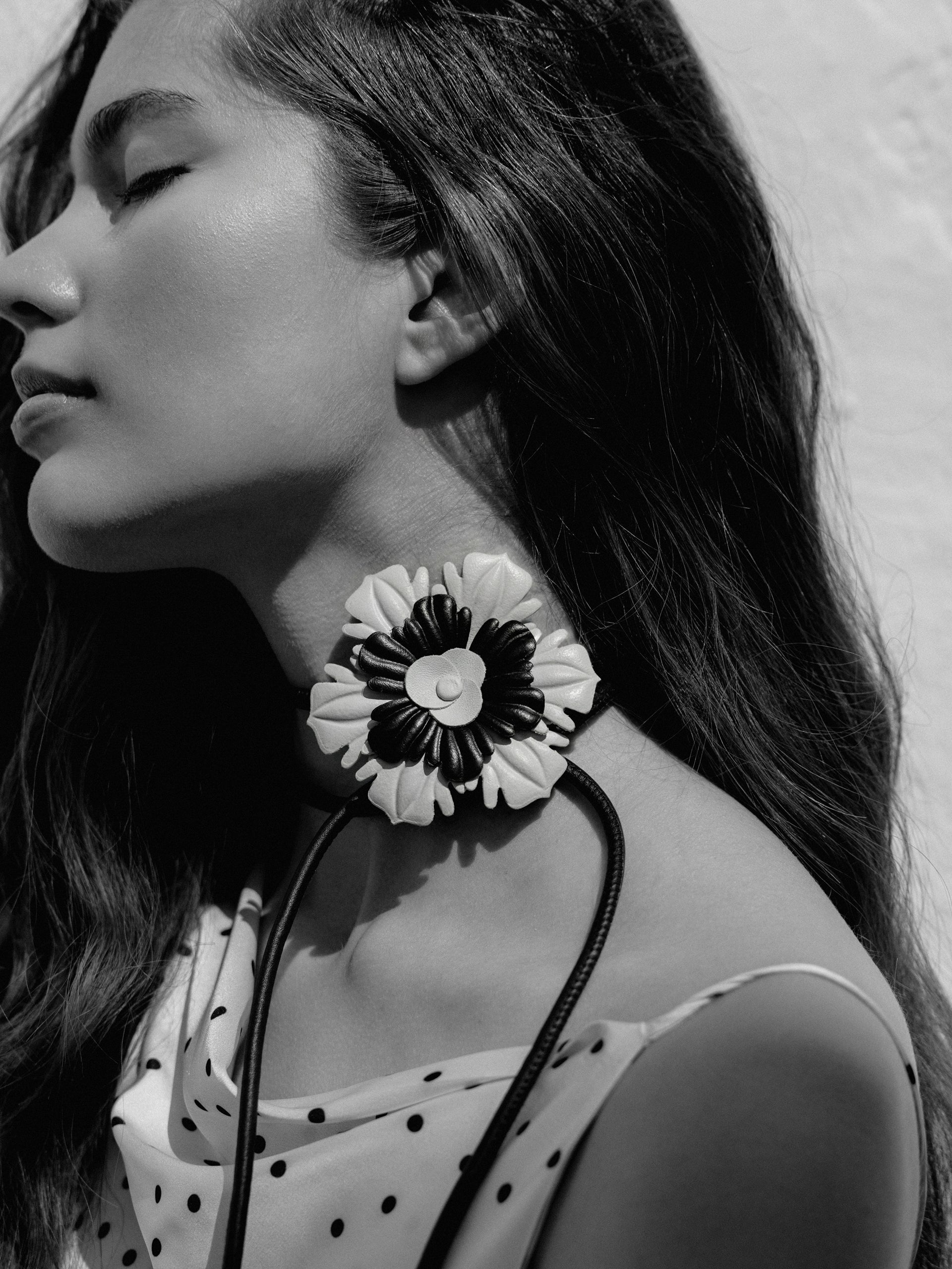 Cinturón velada flores