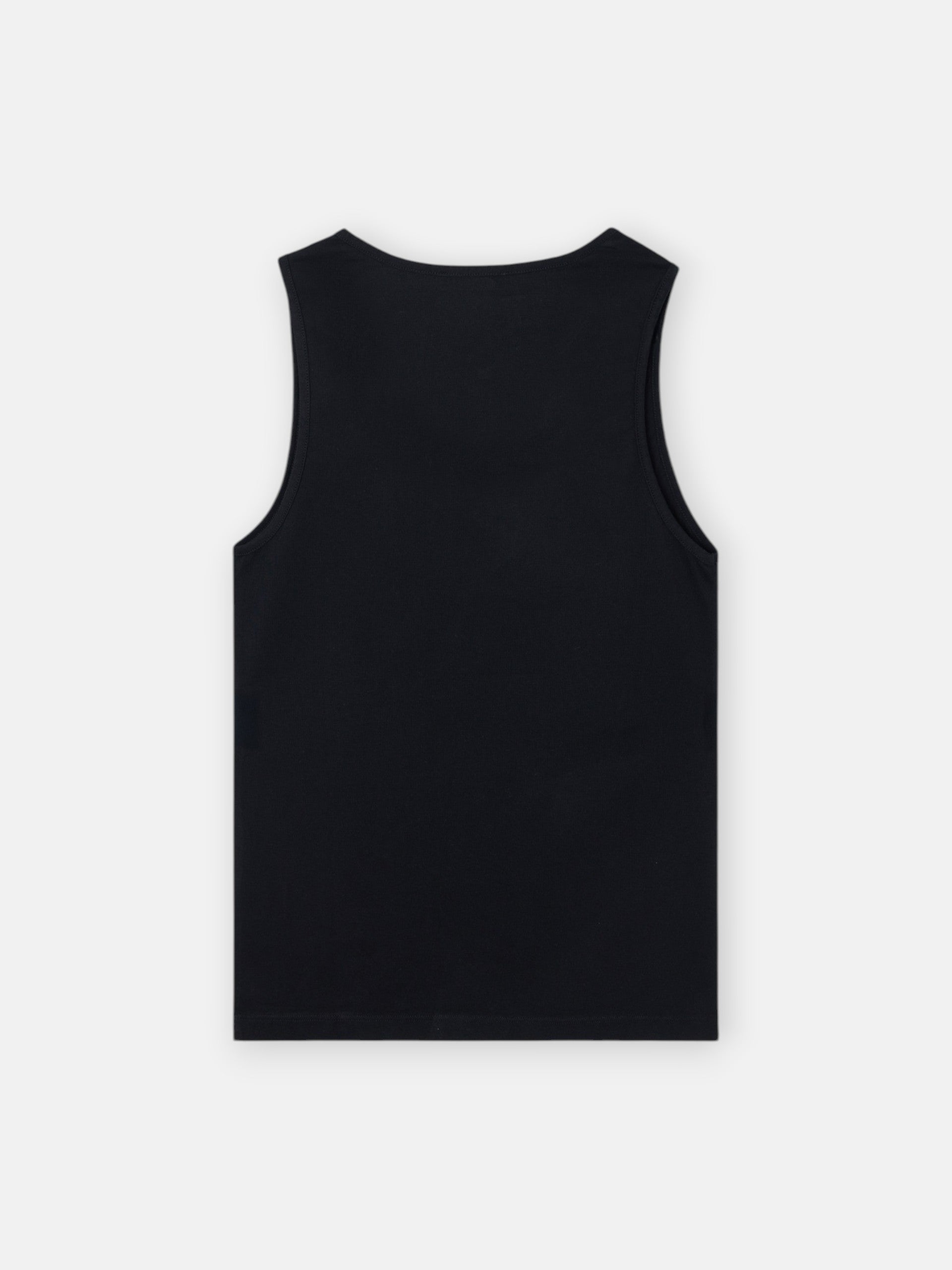 Camisola tank mulher preta aplicação pérola