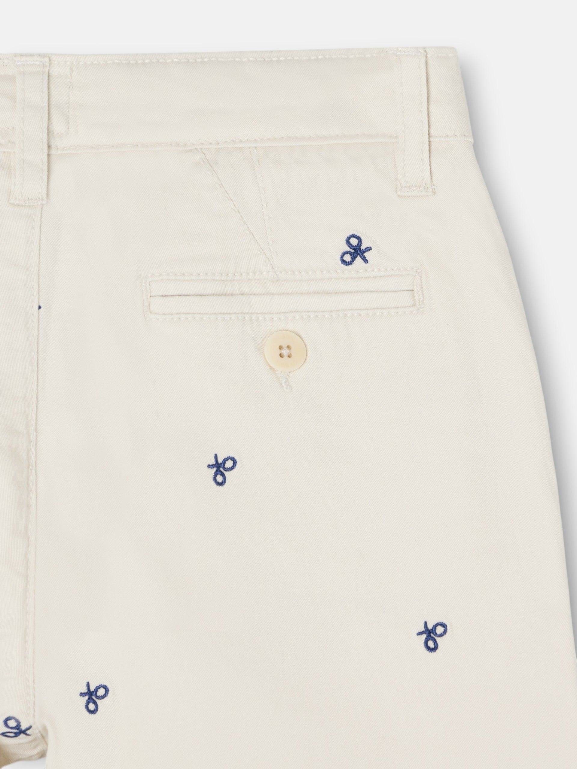 Bermuda enfant petit multiraquette bleu pierre