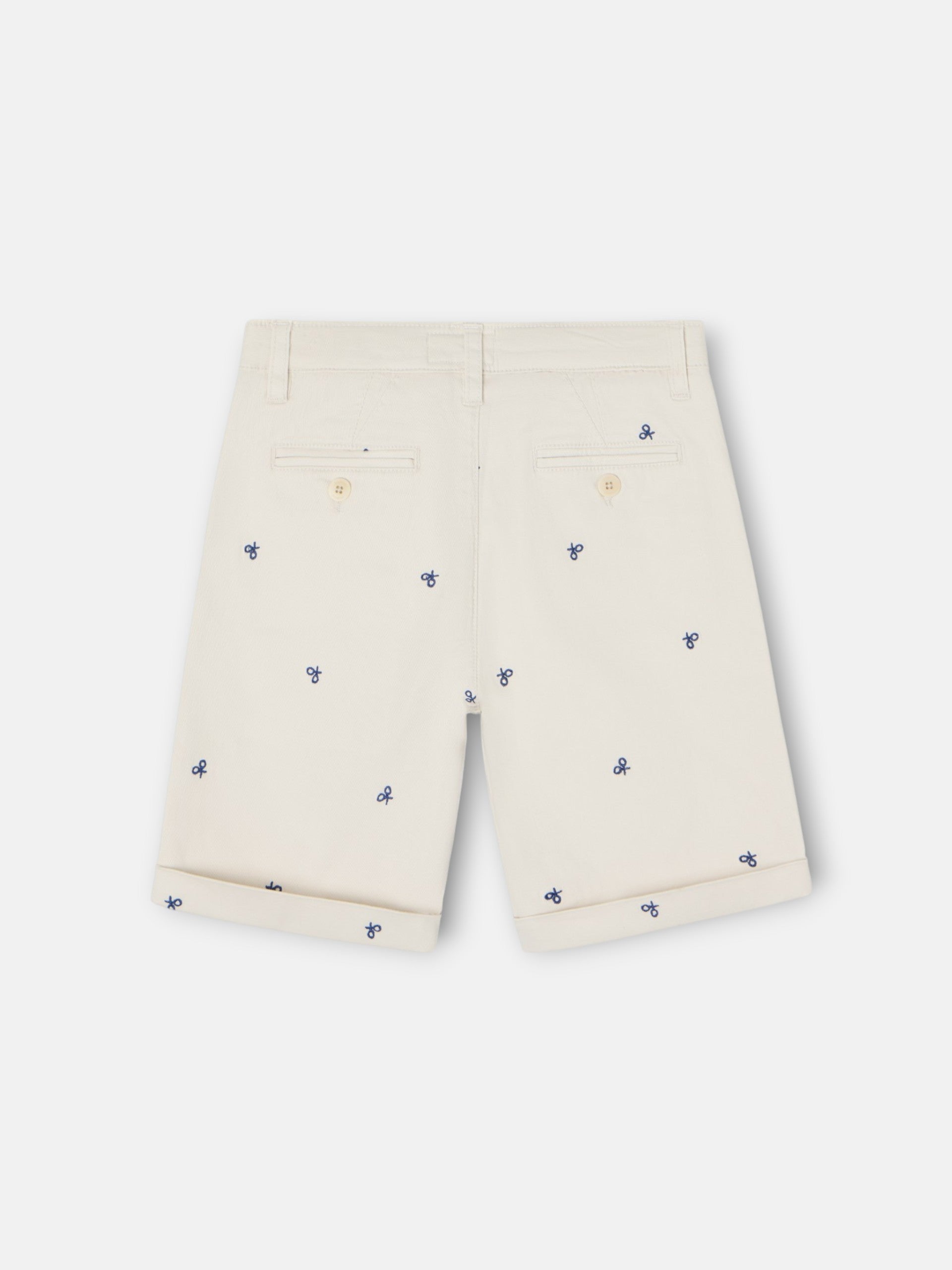 Bermuda enfant petit multiraquette bleu pierre