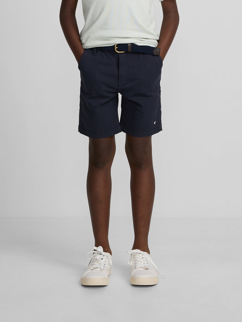 Bermuda enfant sport bleu marine