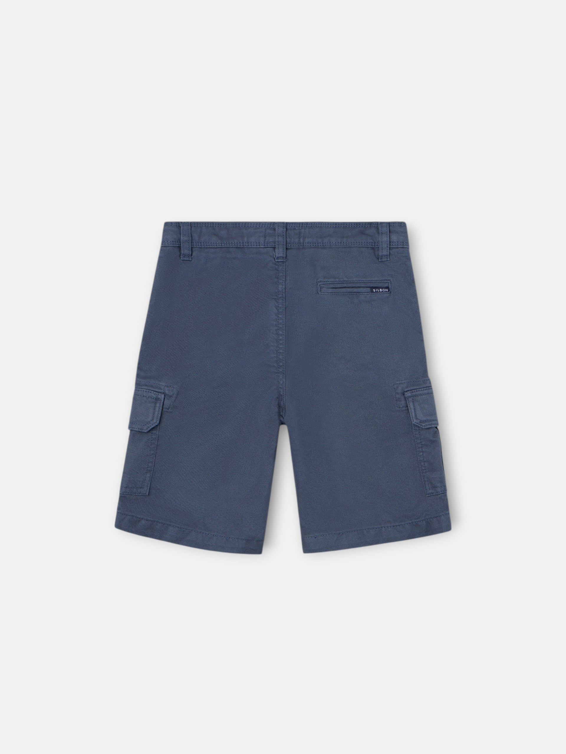 Bermuda kids cargo azul indigo