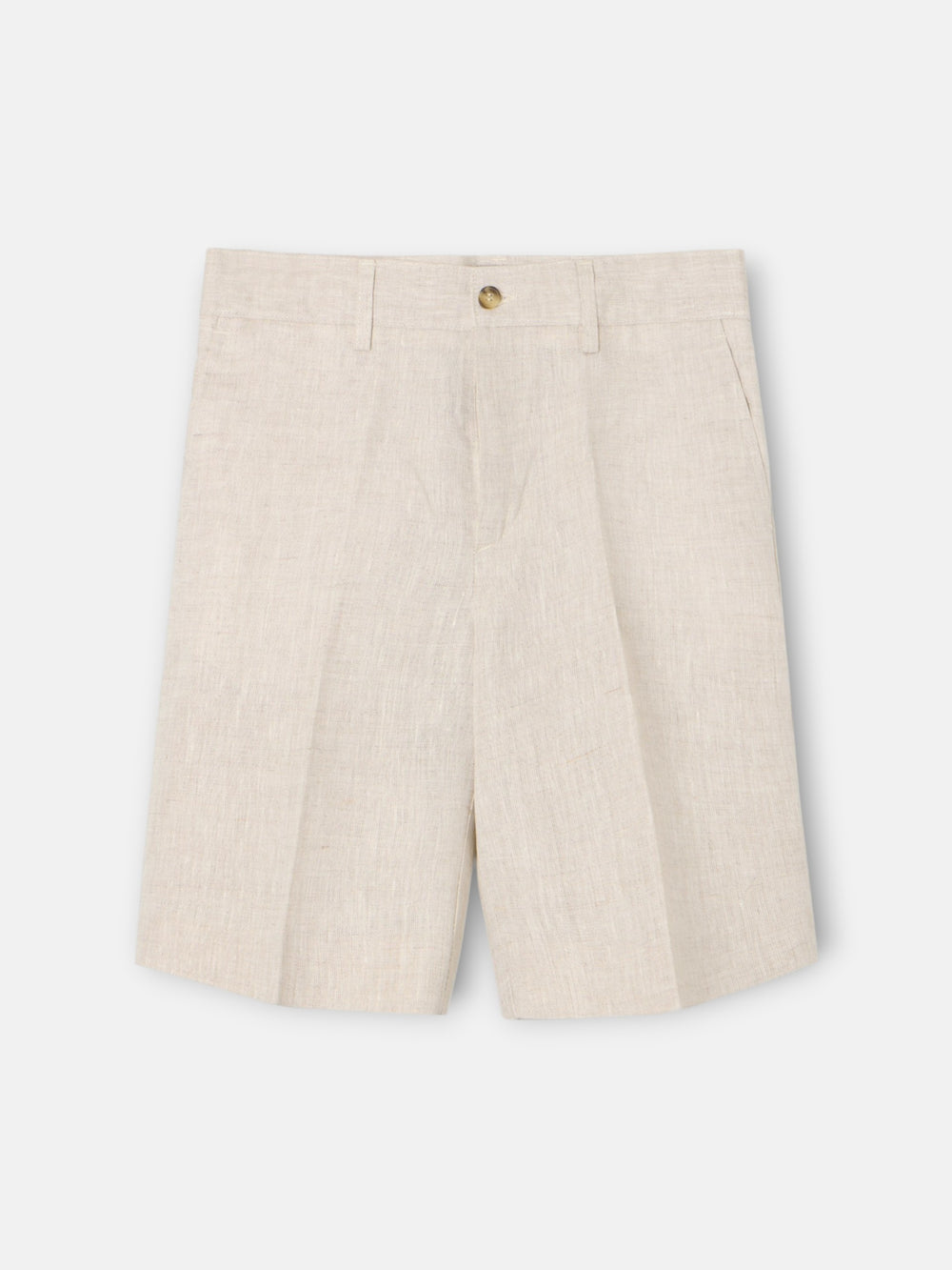 Bermuda kids lino beige medio