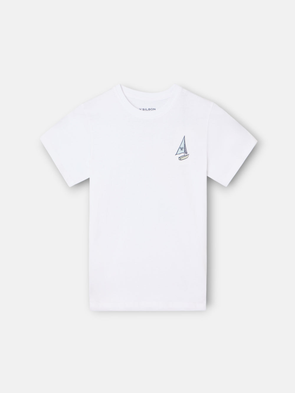 Kids white cotton t-shirt
